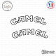 2 Stickers Camel arrondis