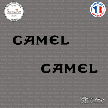 2 Stickers Camel