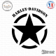 Sticker Etoile US Army Star Harley Davidson