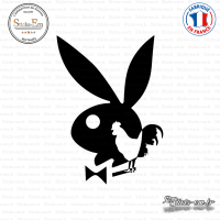 Sticker Playboy bunny français Sticks-em.fr Couleurs au choix