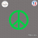 Sticker Peace and Love Sticks-em.fr Couleurs au choix