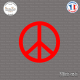 Sticker Peace and Love Sticks-em.fr Couleurs au choix