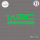 Sticker WRC FIA World Rally Sticks-em.fr Couleurs au choix