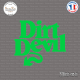 Sticker Dirt Devil Sticks-em.fr Couleurs au choix