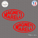 2 Stickers Magneti Marelli Sticks-em.fr Couleurs au choix