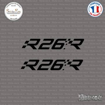 2 Stickers Renault Megane R26.R