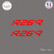 2 Stickers Renault Megane R26.R Sticks-em.fr Couleurs au choix