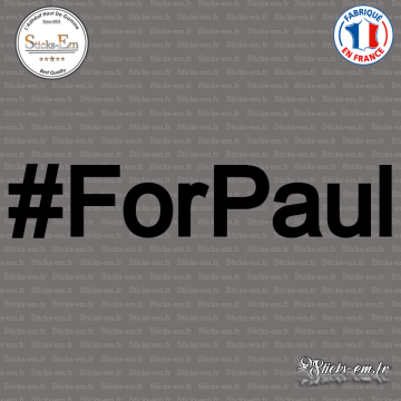 Sticker For Paul twitter hashtag