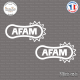2 Stickers Afam Sticks-em.fr Couleurs au choix