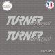 2 Stickers Turner Motorsport Sticks-em.fr Couleurs au choix