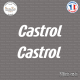 2 Stickers Castrol Logo Sticks-em.fr Couleurs au choix