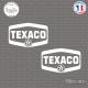 2 Stickers Texaco Sticks-em.fr Couleurs au choix