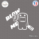 Sticker JDM Blow Me Turbo Sticks-em.fr Couleurs au choix
