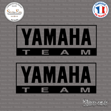 2 Stickers Yamaha Team