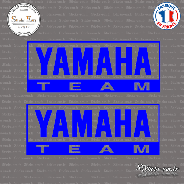 2 Stickers Yamaha Racing - Sticks-em
