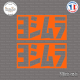 2 Stickers Yoshimura Logo V2 Sticks-em.fr Couleurs au choix