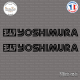 2 Stickers Logo Yoshimura Sticks-em.fr Couleurs au choix