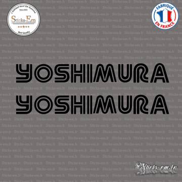 2 Stickers Logo Yoshimura V2