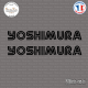 2 Stickers Logo Yoshimura V2 Sticks-em.fr Couleurs au choix