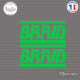 2 Stickers Braid Sticks-em.fr Couleurs au choix