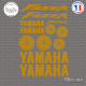 Stickers Planche Yamaha Fazer Sticks-em.fr Couleurs au choix